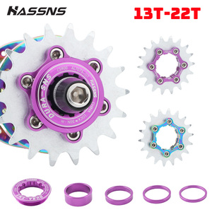 Kit de conversión de volante de una sola velocidad BMX/<span class=keywords><strong>MTB</strong></span> Cassette de aluminio HG 13T-22T 8-11Speed Freewheel Cog Spacer Lock Ring - Product Image 2