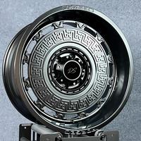 Jantes forgées de 16 à 24 pouces, roues personnalisées, jantes noires polies en relief, aluminium 6061-T6 T6061 pour Mercedes BMW Audi Lexus Cadillac SUV