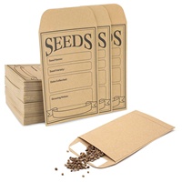 Enveloppe personnalisée bon marché Enveloppes d'emballage pour plantes de jardin et graines de légumes Petite enveloppe en papier kraft fantaisie