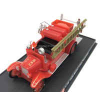 Modelo a Escala 1:72 de Auto Clásico Americano, Modelo T de 1926, Camión de Bomberos de Metal de Colección, Juguetes de Vehículos, Modelos de Exhibición