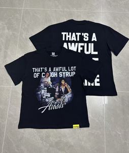 Herren Y2K Streetwear T-Shirts Hochwertige Baumwolle Overs ized Fit Strick buchstabe Das ist AWFUL LOT COUGH SYRUP T-Shirts Herren - Product Image 6