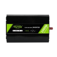 Convertisseur d'énergie Tianmo 1000W 12V 110V à onde sinusoïdale pure, convertisseur d'énergie 12V vers 220V