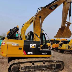 Mini-excavatrice sur chenilles 315D2 d'occasion, haute qualité, prix compétitif, moteur et pompe inclus, poids opérationnel de 15 tonnes, testée et inspectée - Product Image 1