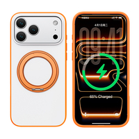Nouvelle coque magnétique antichoc style bonbon avec béquille rotative à 360 degrés pour iPhone 17 18 Pro Max