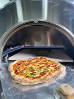 Four à pizza au bois tout en acier inoxydable four à pizza au gaz extérieur