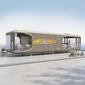 Maison capsule préfabriquée intelligente en acier <span class=keywords><strong>Luna</strong></span> Series L50 Tiny, cabane modulaire mobile moderne pour la maison, l'hôtel, le <span class=keywords><strong>camping</strong></span> et la vie quotidienne - Product Image 1