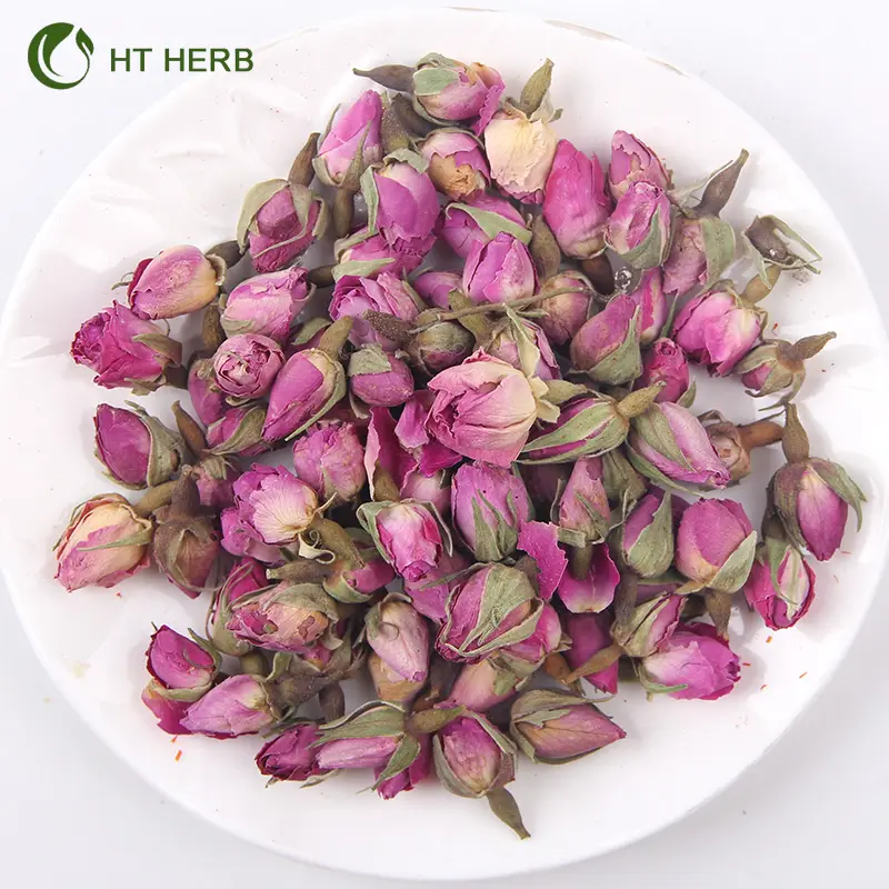 Wholesale Flower Flavor Tea Rose Tea 100% Natural Pink Rose Bud Wedding Decoration Dried Flower