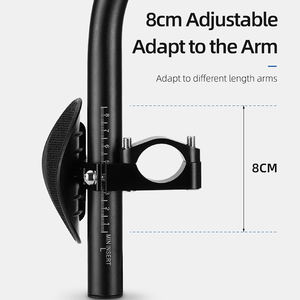 Support de guidon en alliage d'aluminium pour vélo, clip de guidon TT, barres aérodynamiques et extension de guidon de <span class=keywords><strong>triathlon</strong></span> pour VTT et vélo de route - Product Image 3
