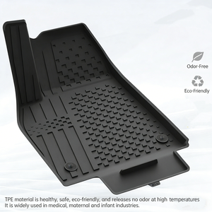 Alfombrillas de coche 3D TPE tipo goma, resistentes, fáciles de limpiar, para todo tipo de clima, tipo <span class=keywords><strong>plato</strong></span> profundo, Everest 2005-2024, 3.0 mm de grosor, juego de lujo de 4 piezas - Product Image 3
