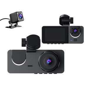<strong>Dash</strong> <strong>Cam</strong> 3 in 1 1080P Inner <strong>Camera</strong> 3 Channels Night Vision Car DVR <strong>Triple</strong> Lens Car Black Box <strong>Camera</strong>