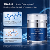 Krim Wajah Private Label GHK-Cu Copper Peptide SNAP-8, Krim Perbaikan Melembapkan Anti Kerut, Mengencangkan Kulit Secara Terlihat