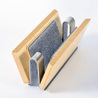 Support vertical double en bois personnalisé de haute qualité LOMATO pour ordinateurs portables de gaming - Modèle multifonction durable et écologique