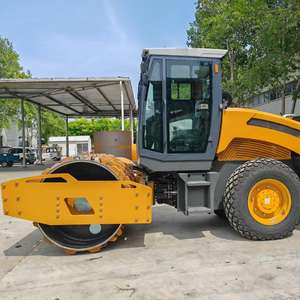 2025 7ton/8ton/12ton yüksek kalite fabrika yol makinesi satılık tek davul actor ktör titreşimli toprak silindiri - Product Image 5