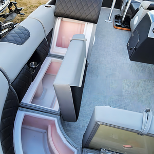 Pontone in Alluminio Barca Pontone di Lusso con Motore e Rimorchio in Vendita - Product Image 5