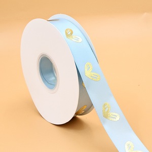Natural Linen Custom <b>Ribbon</b> Rustic Printed Style For Farmhouse Wedding Florist Wrapping - Product Image 2