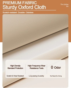 Caja de Almacenamiento Plegable de Tela Oxford Personalizada al por Mayor, Organizador de Ropa a Prueba de Polvo con Ventana Transparente para Uso Doméstico - Product Image 5