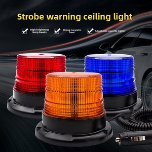 Lampes de sécurité pour véhicules d'urgence, lampes stroboscopiques LED blanc froid, balise rotative pour chariot élévateur, Bonsen 12V - Product Image 2