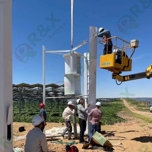 ระบบพลังงานลมแกนตั้งอุตสาหกรรม R&X RX-HV 120V 220V 380V ขนาด 100KW 50KW 30KW 5KW ระบบไฮบริดพลังงานแสงอาทิตย์แบบสามเฟส RX-HV Ce - Product Image 3