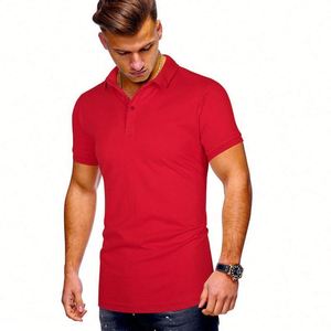 Men's Summer Business Casual Lapel Print Short Sleeve for <b>Shirt</b> Embroidered Knitted Anti-Wrinkle - Product Image 3