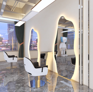 Espejo de belleza colgante con forma de nube Espejo de peluquería con múltiples formas - Product Image 2