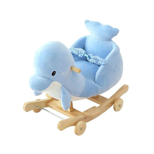 Stile moderno giro su peluche ripiene giocattoli sedia a dondolo per bambini - Product Image 4