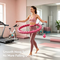 Cerceau de fitness intelligent lesté avec logo personnalisé, pour la perte de poids et l'entraînement de la taille, adapté aux adultes, hommes, femmes, étudiants, enfants, compatible OEM