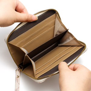 New thời trang của phụ nữ Singles Pull-out ví, retro in multi-khe cắm thẻ kinh doanh, nhỏ và công suất lớn khe cắm ly hợp - Product Image 3