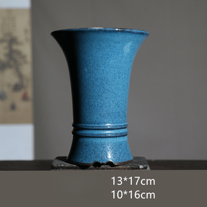 Mini-pot de fleurs en céramique Yixing, pot à bonsaï miniature en poterie rustique, pot de fleurs pour plantes succulentes, offre spéciale en gros - Product Image 4