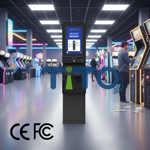 Armoire de plateau de jeu vidéo Mega Link avec kiosque à balayage de code QR Distributeur de billets Puloon Recycleur pour <span class=keywords><strong>une</strong></span> gestion de magasin pratique - Product Image 4