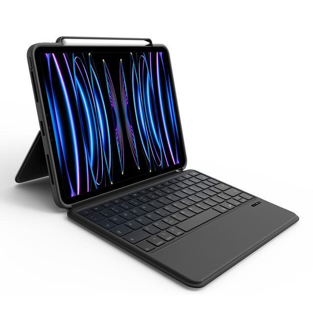 2024 Combined Shockproof Waterproof Wireless Keyboard Case Trackpad Backlight for iPad Pro 11 13 for iPad Air 10.9 iPad Mini