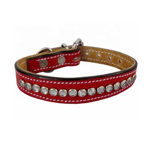 Collar para mascotas Nuevo diseño Collares de lujo de cuero genuino para perros con hebilla plateada para perros pequeños, medianos y grandes Mayorista - Product Image 3