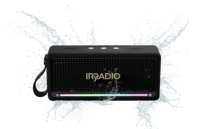 IR-M5 classique sans fil haut-parleur RGB LED éclairage USB AUX Communication métal plastique Microphone Airplay pour les fêtes en plein air