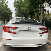 Pour Honda Accord 10ème génération (2018-2021) Style Type-R - Aileron arrière en fibre de carbone, garnitures d'ailes centrales et capots moteur (personnalisés)