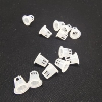Bouchon compte-gouttes transparent en PE pour flacon d'huile essentielle, insert anti-goutte, réducteur d'orifice, pipette compte-gouttes, avec tampon de nettoyage