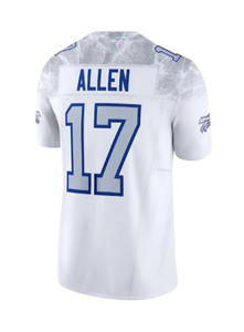 批发 # 17 号乔什·艾伦第三代男式布法罗比尔队成人男士刺绣球衣 - Product Image 3