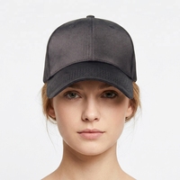 Casquette de baseball unisexe 6 panneaux Etenal de haute qualité en tissu éponge doux avec visière en satin brodée à la main motifs léopard, losanges et fruits
