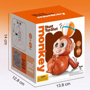 ของเล่นลิงพลาสติกน่ารักแบบการ์ตูน หมุนได้ 360 องศา พร้อมไฟและเสียงเพลง สำหรับเด็ก เป็นของขวัญ - Product Image 5