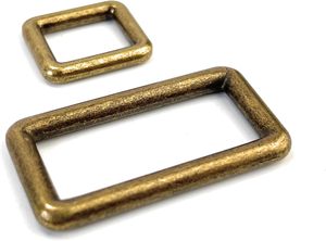 Pcs Metal Rectangle Rings Heavy Duty Zinc Alloy Rectangular Buckle Loops For Bag <b>Strap</b> Belt <b>Webbing</b> - Product Image 4