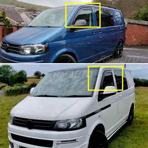 Para VW Multivan Transporter T5 2004 2005 2006-2015, Visores Deflectores para Ventanas Delanteras de Coche, Protección Contra Viento, Sol y Lluvia, Escudos para Ventanas Tintadas, 2 Piezas - Product Image 2