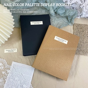 Présentoir carré professionnel en acrylique pour ongles et boîte de rangement avec plaques et cartes de couleurs pour salons de manucure - Product Image 4