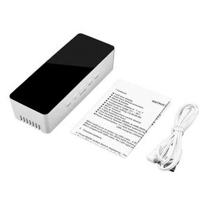 Orologio da Tavolo a Specchio con LED, Sveglia <span class=keywords><strong>Digitale</strong></span> con Funzione Snooze, Orologio da Scrivania con Luce per Svegliare, Display Elettronico Grande per Ora e Temperatura, per Casa - Product Image 4