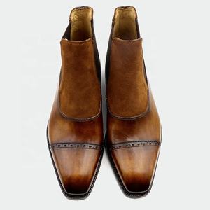 Bottes <span class=keywords><strong>Chelsea</strong></span> à cheville pour <span class=keywords><strong>homme</strong></span> Cie A03, fabrication artisanale de haute qualité, cousues Goodyear, automne-hiver - Product Image 6