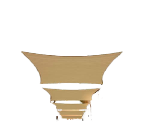 بتقنية الركن المستطيلة من HDPE Sun من 160gsm إلى 350gsm للاستخدام الخارجي في الشرفة والحديقة - Product Image 1