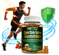 Gummies de berbérine OEM avec cannelle de Ceylan / Complément alimentaire pour soutenir la santé immunitaire et métabolique