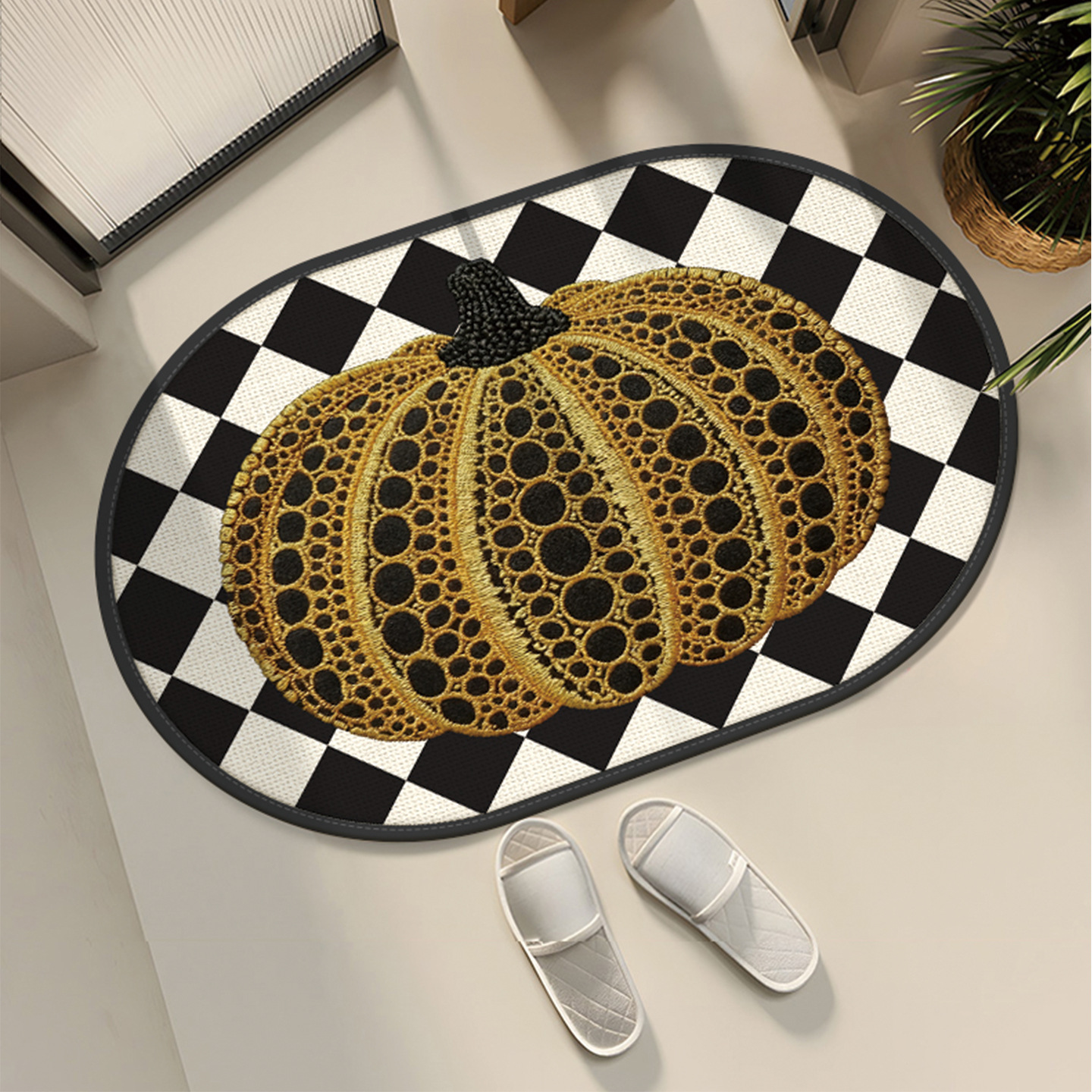 Pumpkin Rhyme - Oval