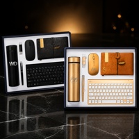 Coffrets cadeaux promotionnels écologiques Clavier sans fil Souris Clé USB Design unique en acier inoxydable pour les entreprises