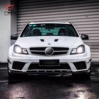 Kit carrosserie large style BS très demandé pour Mercedes Benz Classe C W204 2007-2014 – Pare-chocs avant et arrière, jupes latérales, ailes