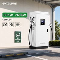 Chargeur rapide DC pour véhicules électriques OEM ODM, courant réglable 250A, 60KW ~240KW, station de recharge pour voitures électriques pour parkings publics, CE UKCA