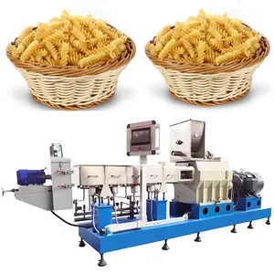 electric italy pasta and macaroni production extruder machine line grain product making machines pasta