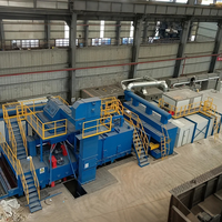 Ligne de prétraitement automatique pour tôles d'acier avec revêtement métallique anti-corrosion par polissage pour chantiers navals